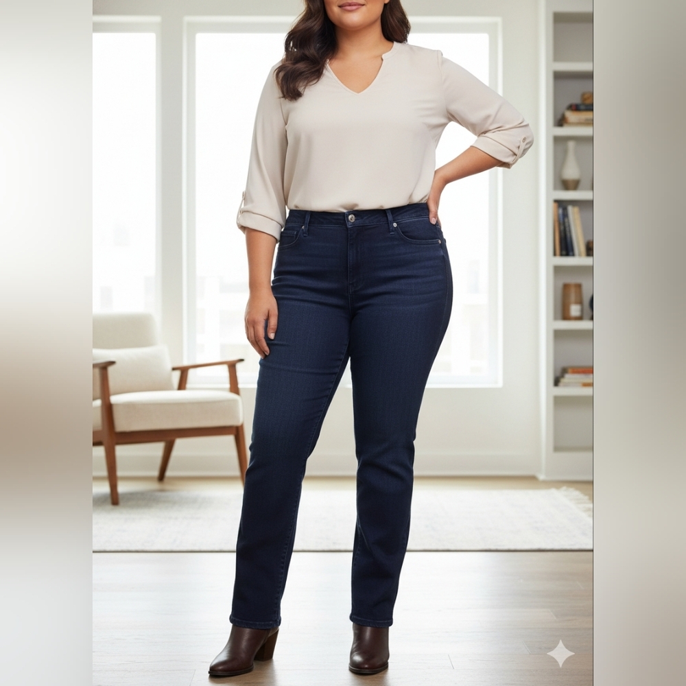 Levi's Women's Dark Blue Straight Leg Jeans